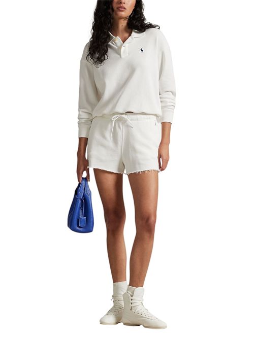 felpa donna modello polo bianco Ralph Lauren | 211965097002